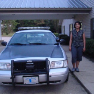 The Alabama State Trooper's Car